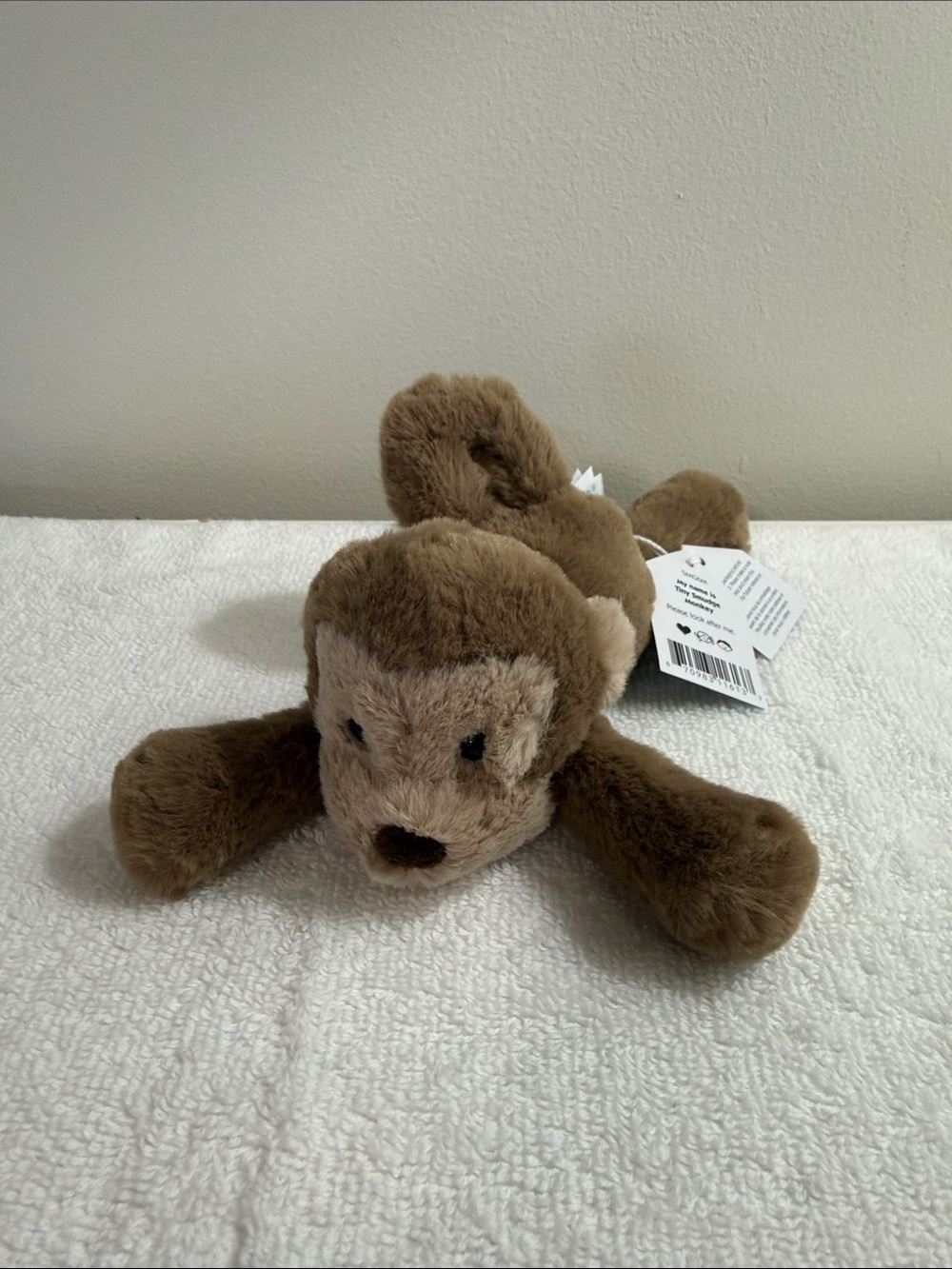 Authentic Jellycat - smudge Monkey Tiny